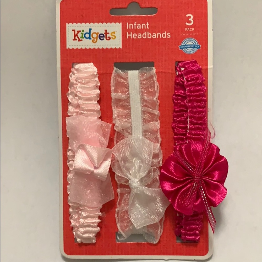 NWT 3 infant headbands